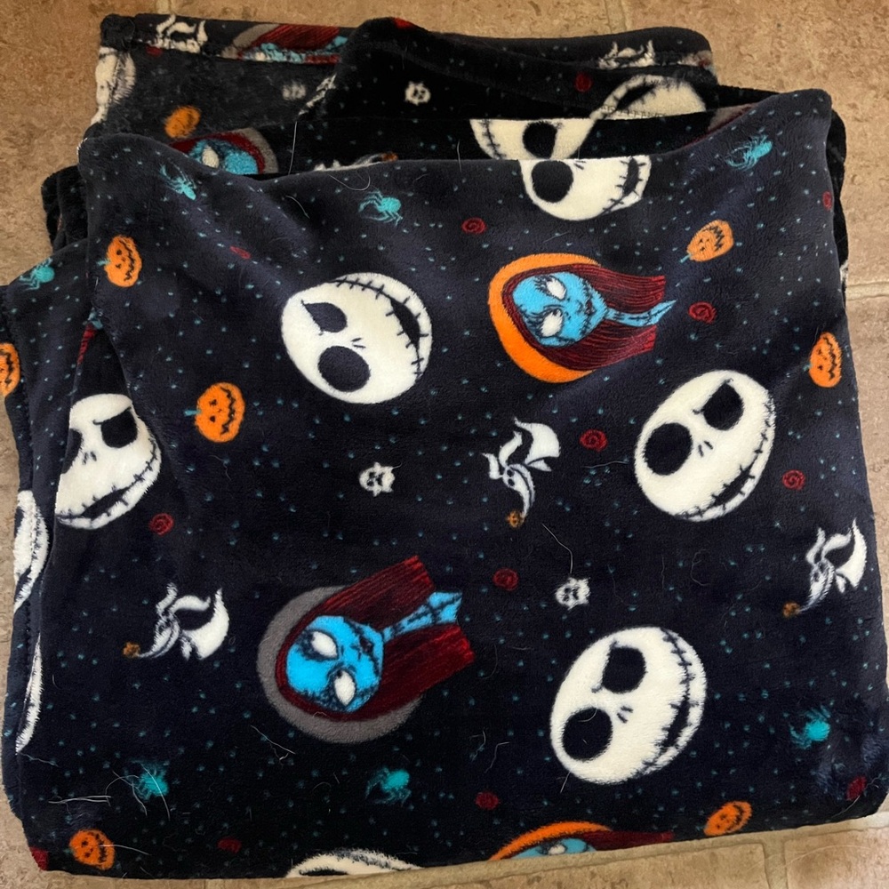 The Big One Disney Nightmare Before Fleece Blanket